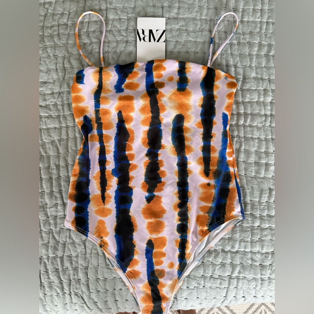 NWT Zara Tie-Dye Bodysuit